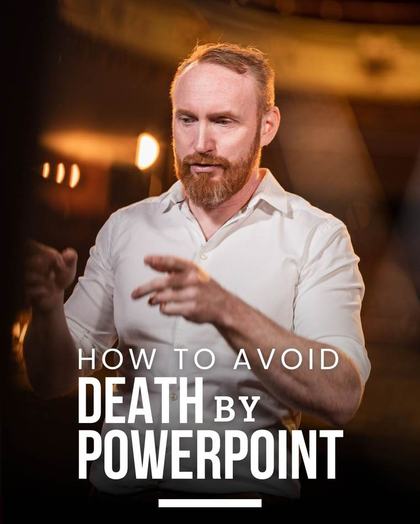How to Avoid Death by PowerPoint keynote poster